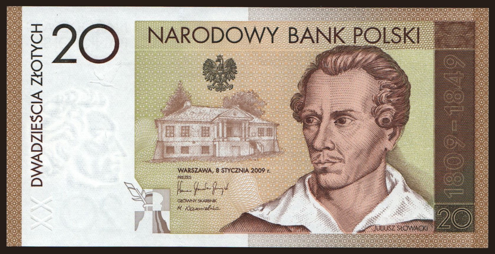20 zlotych, 2009