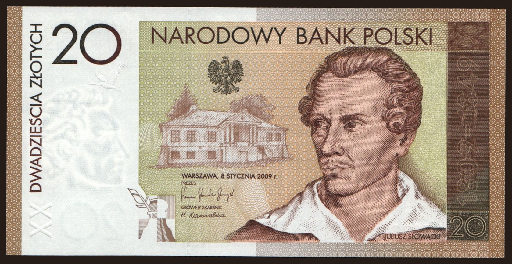 20 zlotych, 2009