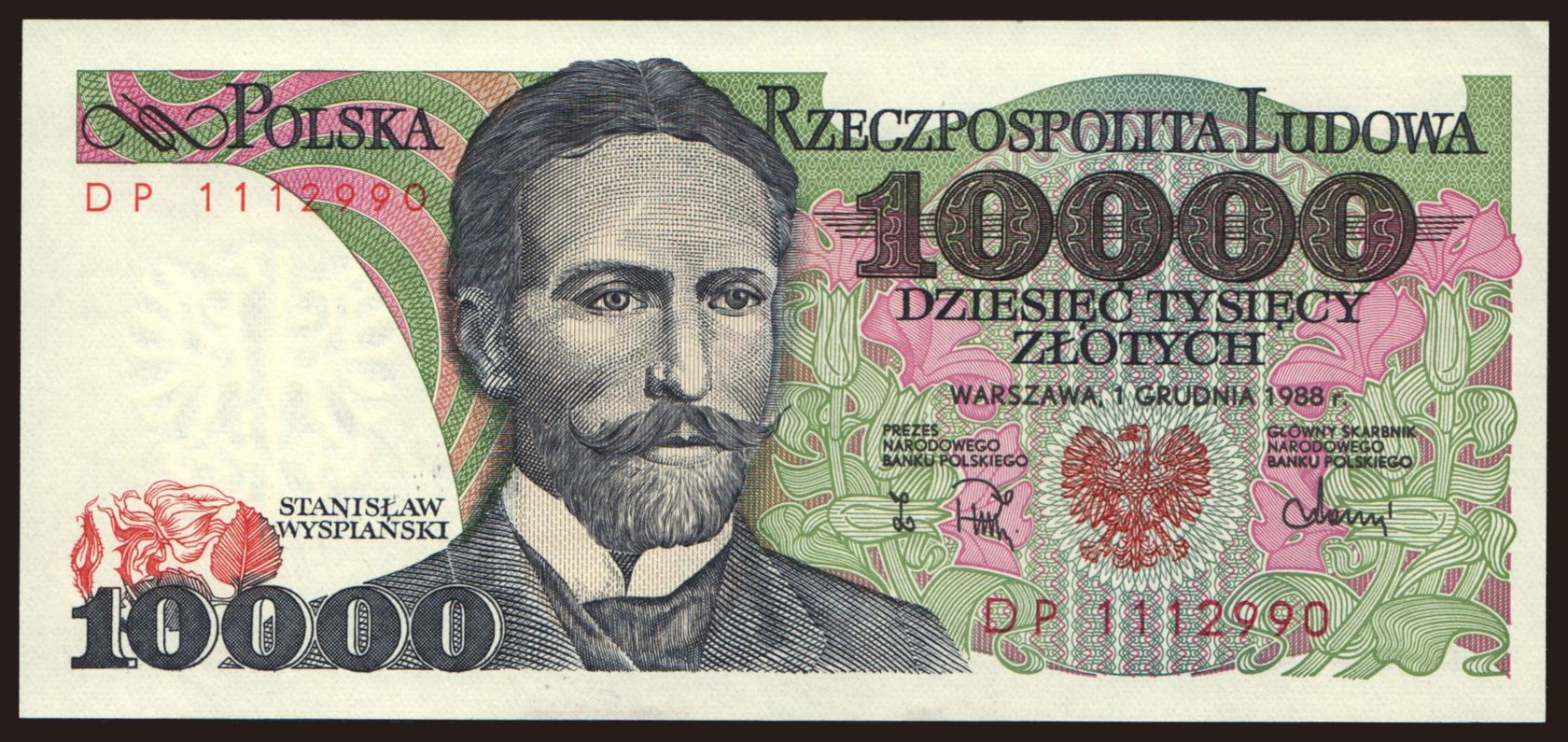 10.000 zlotych, 1988