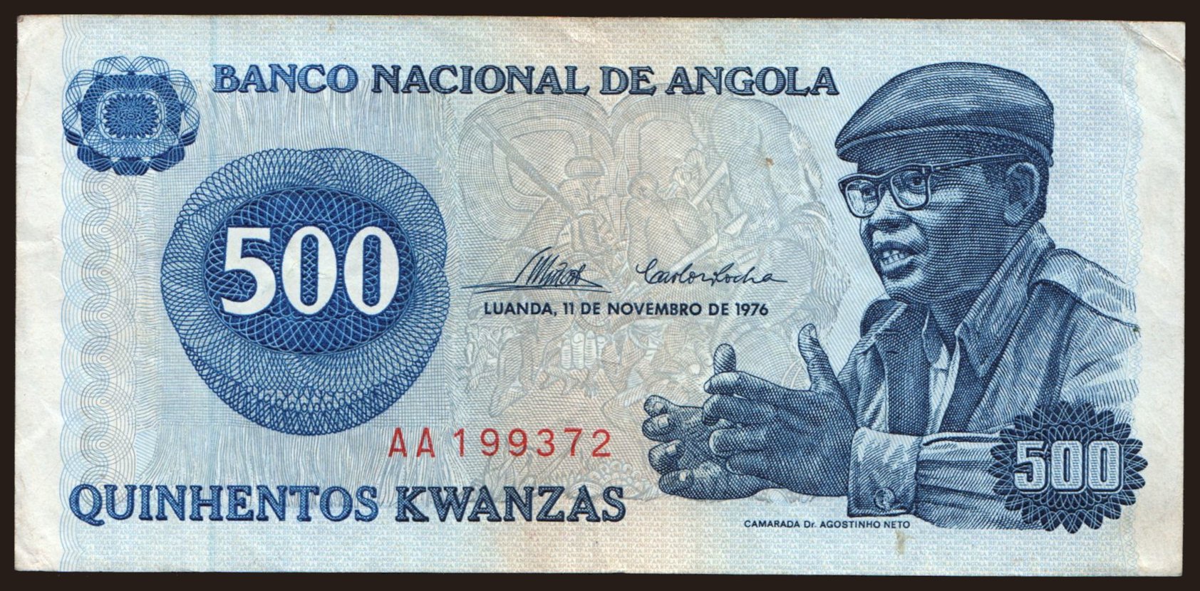 500 kwanzas, 1976
