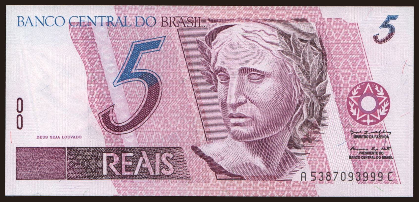 5 reais, 1997