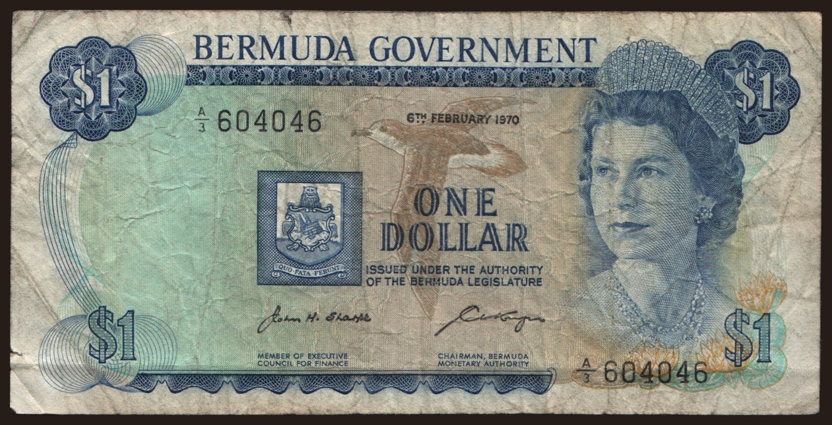 1 dollar, 1970