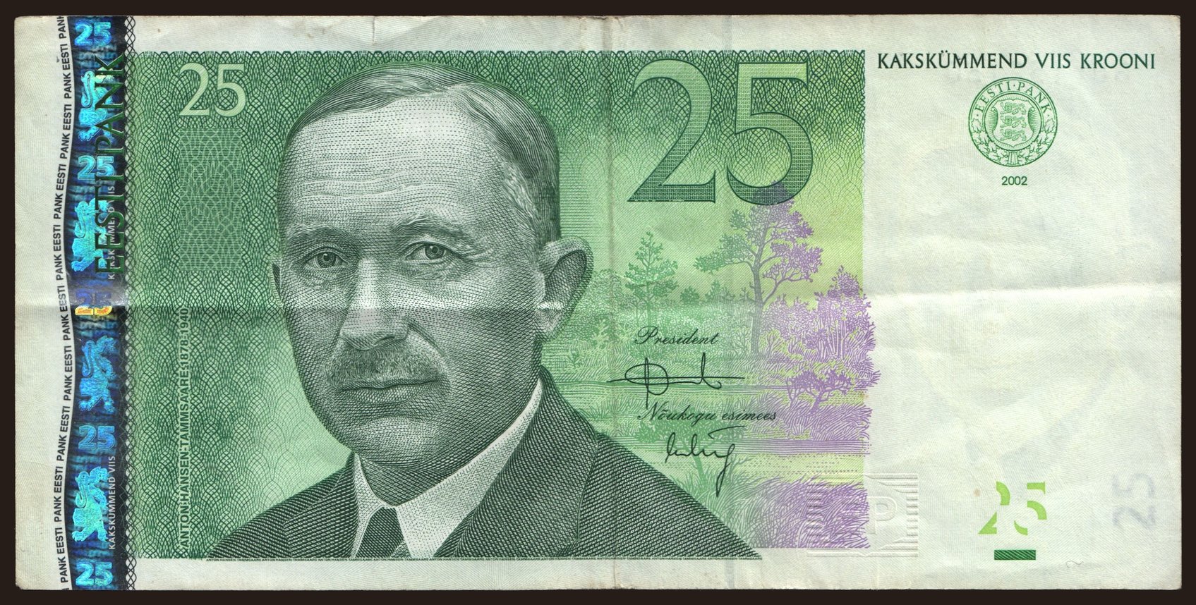 25 krooni, 2002