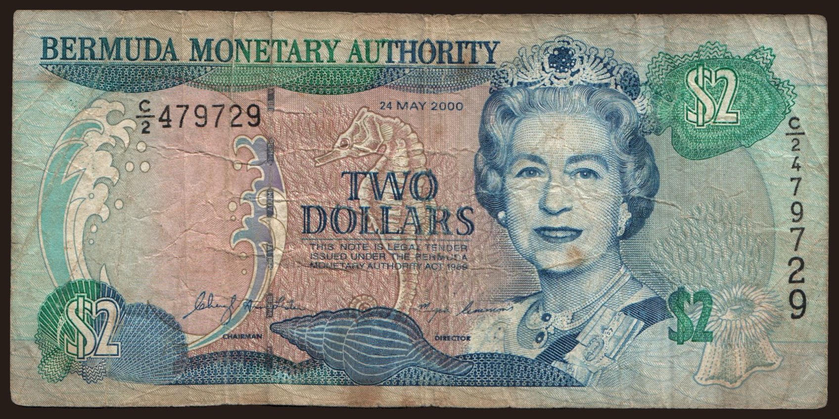 2 dollars, 2000