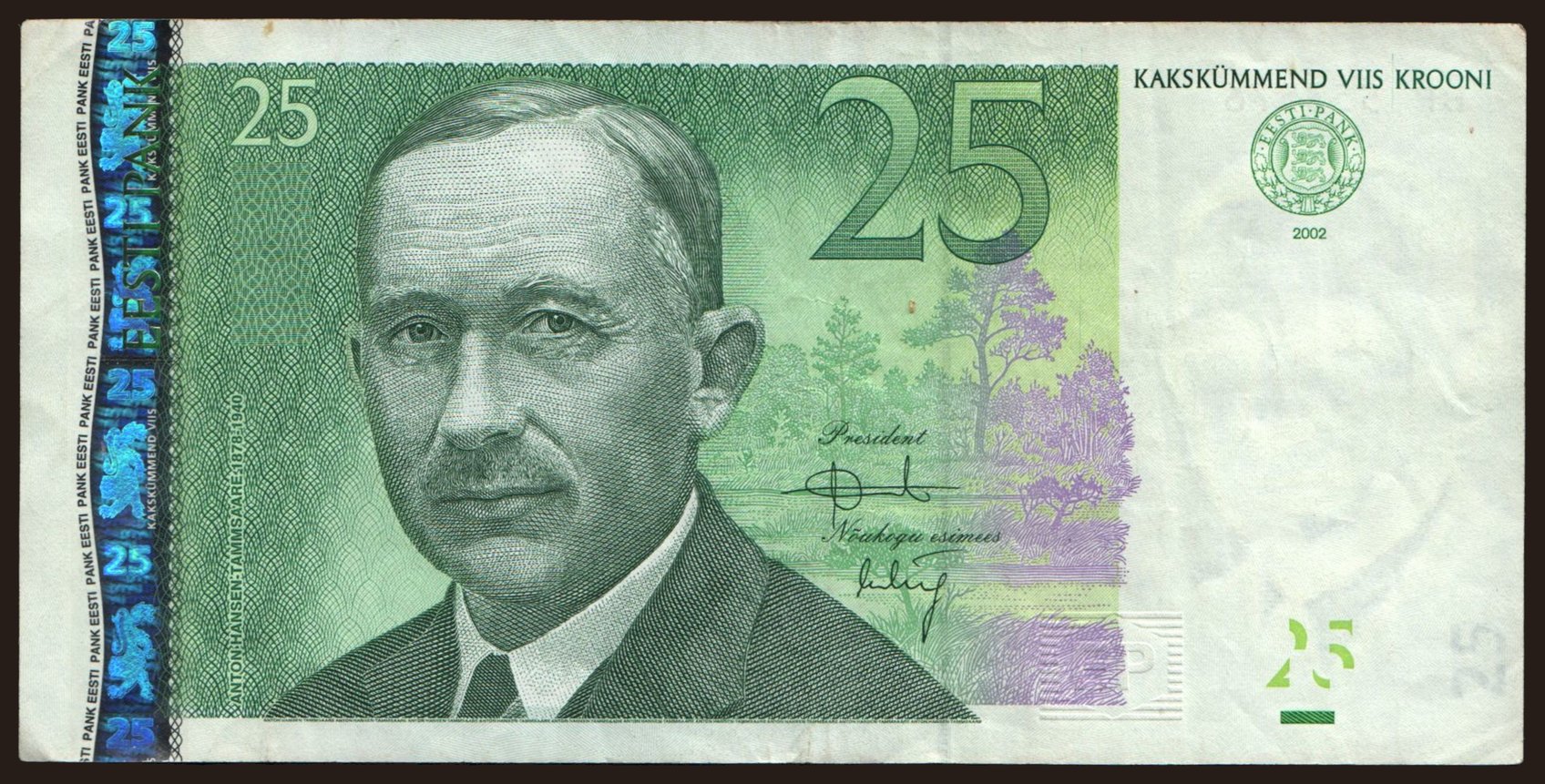 25 krooni, 2002