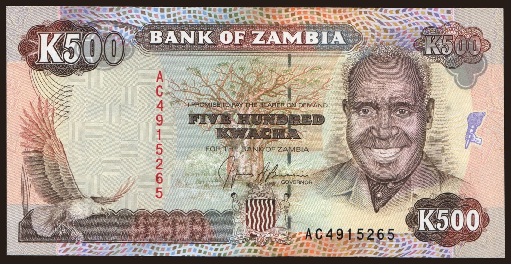 Banking 500. Замбийская квача. Квача купюры. Африканские деньги. Банкноты Африки.