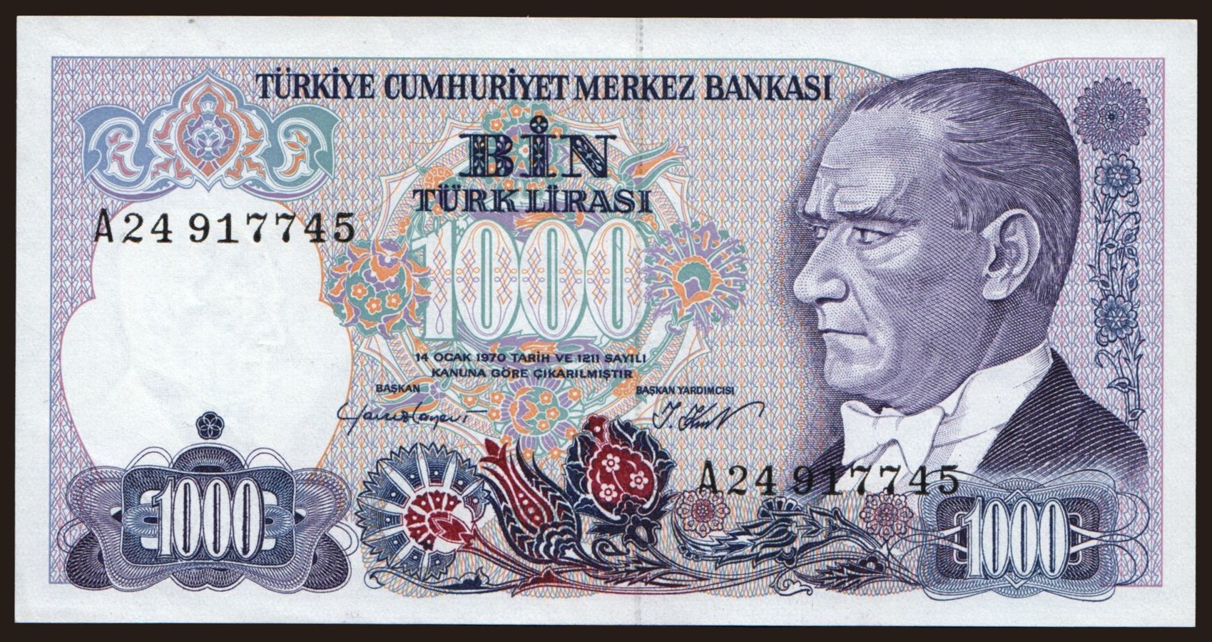 1000 lira, 1983