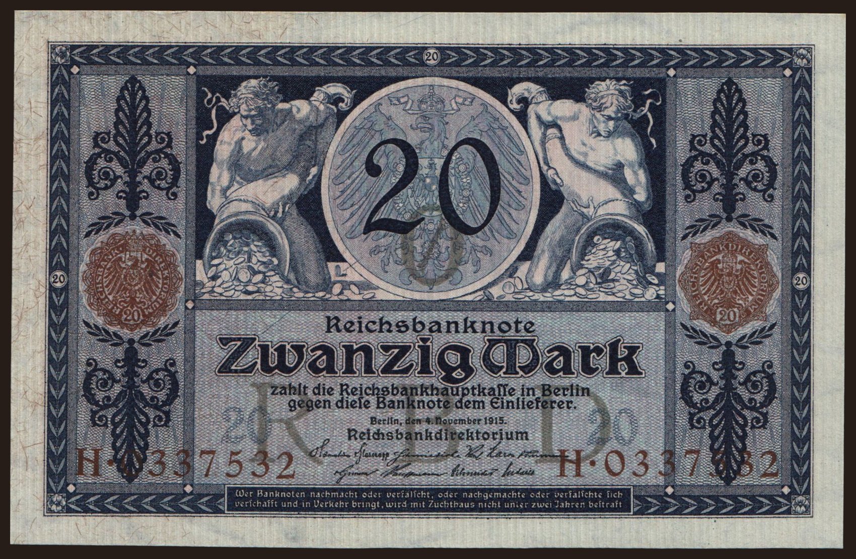 20 Mark, 1915