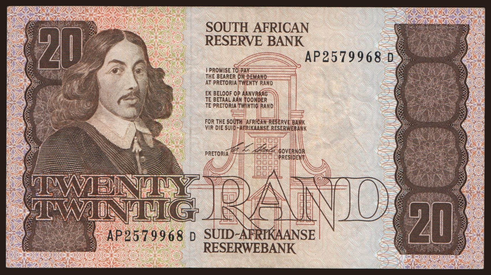 20 rand, 1990