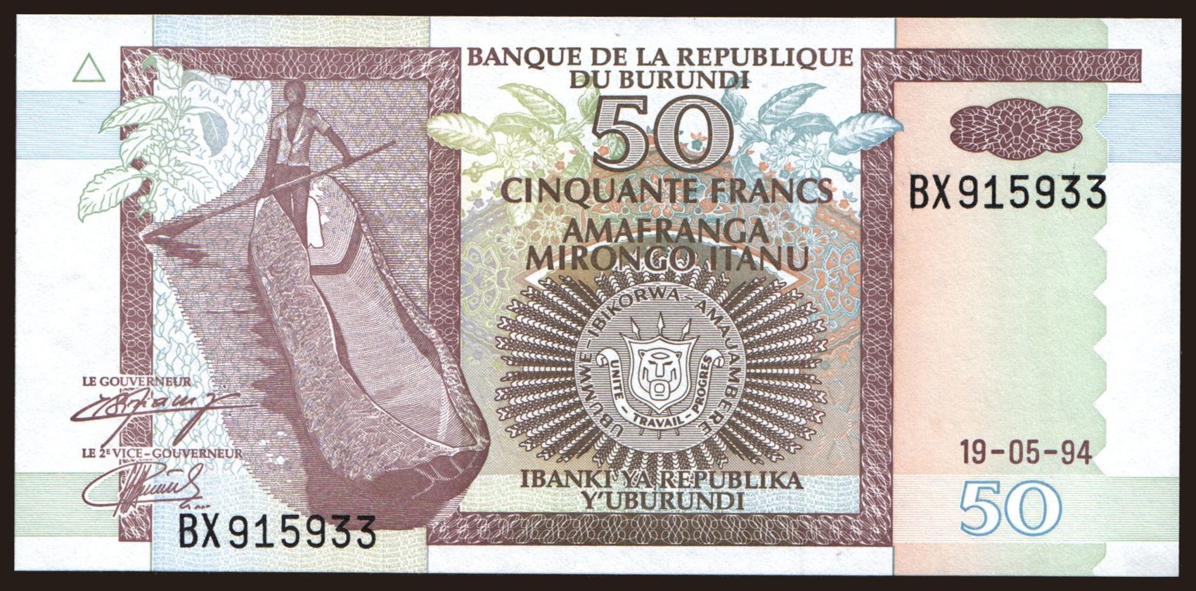 50 francs, 1994