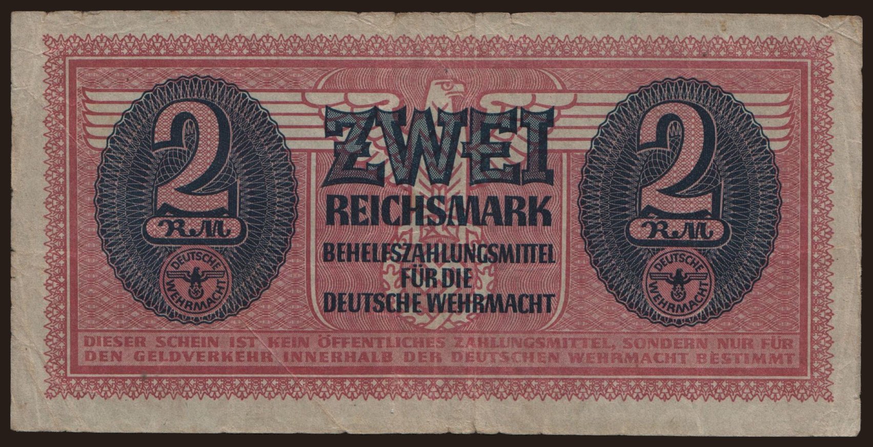 Wehrmacht, 2 Reichsmark, 1942