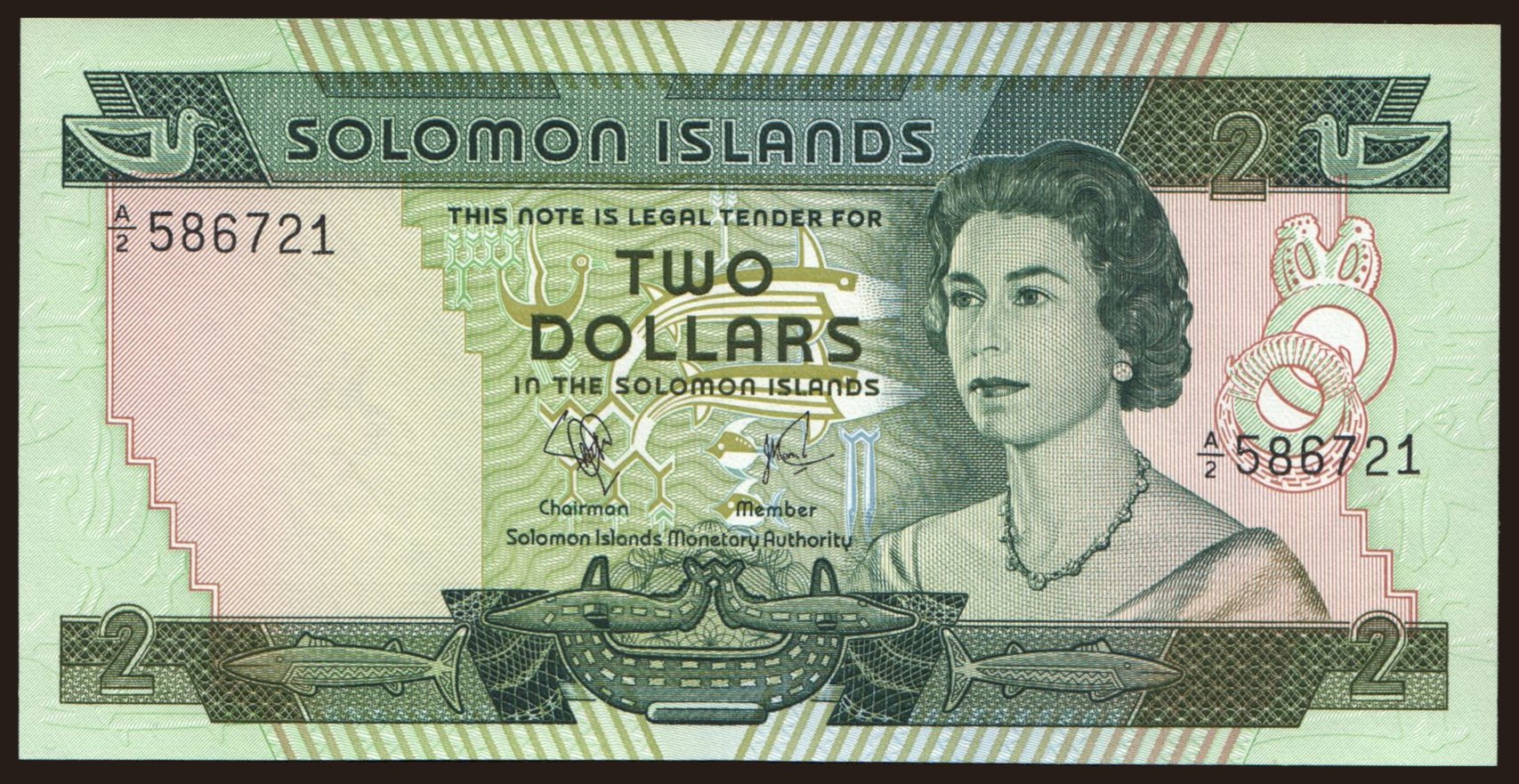 2 dollars, 1977
