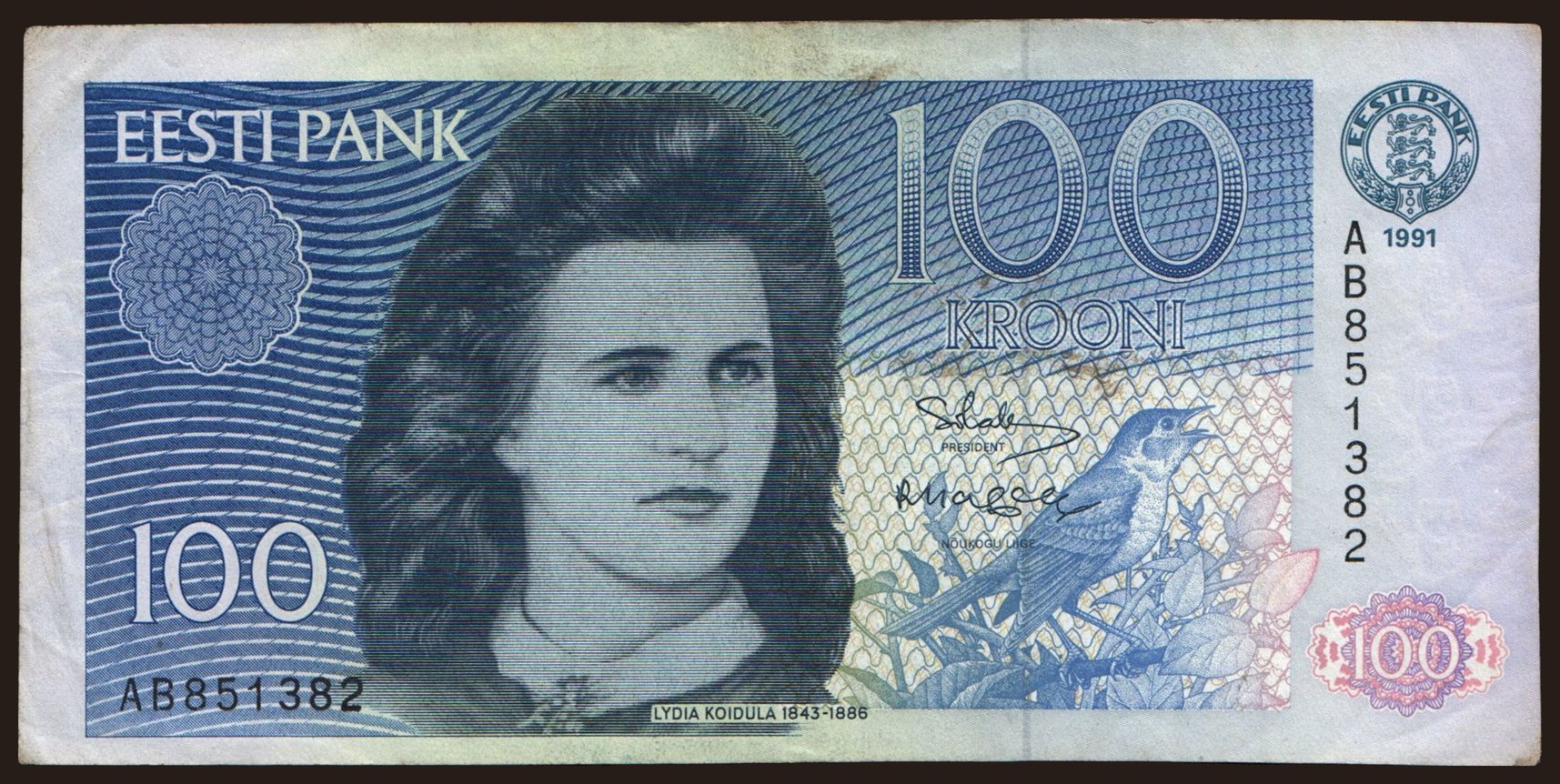 100 krooni, 1991