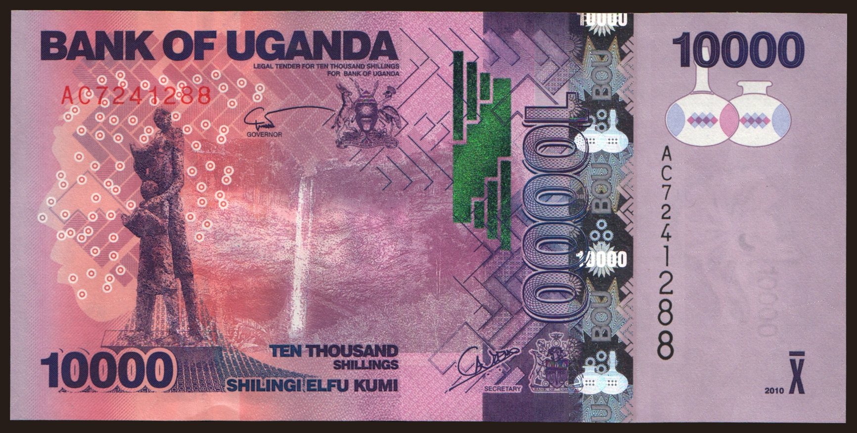10.000 shillings, 2010
