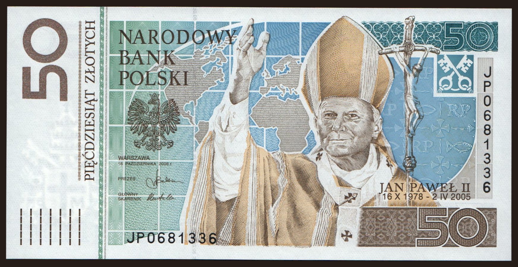 50 zlotych, 2006
