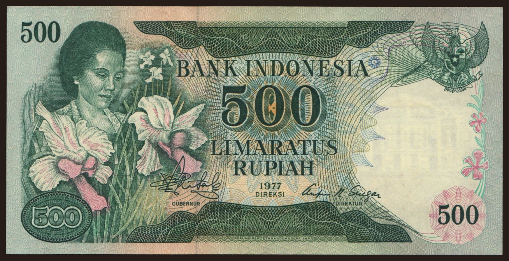 500 rupiah, 1977