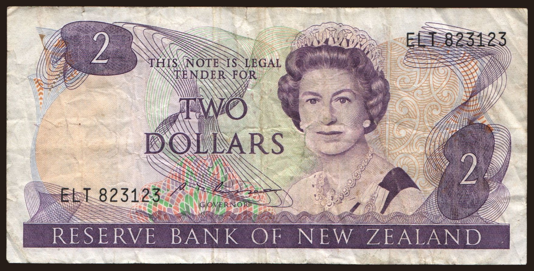 2 dollars, 1985