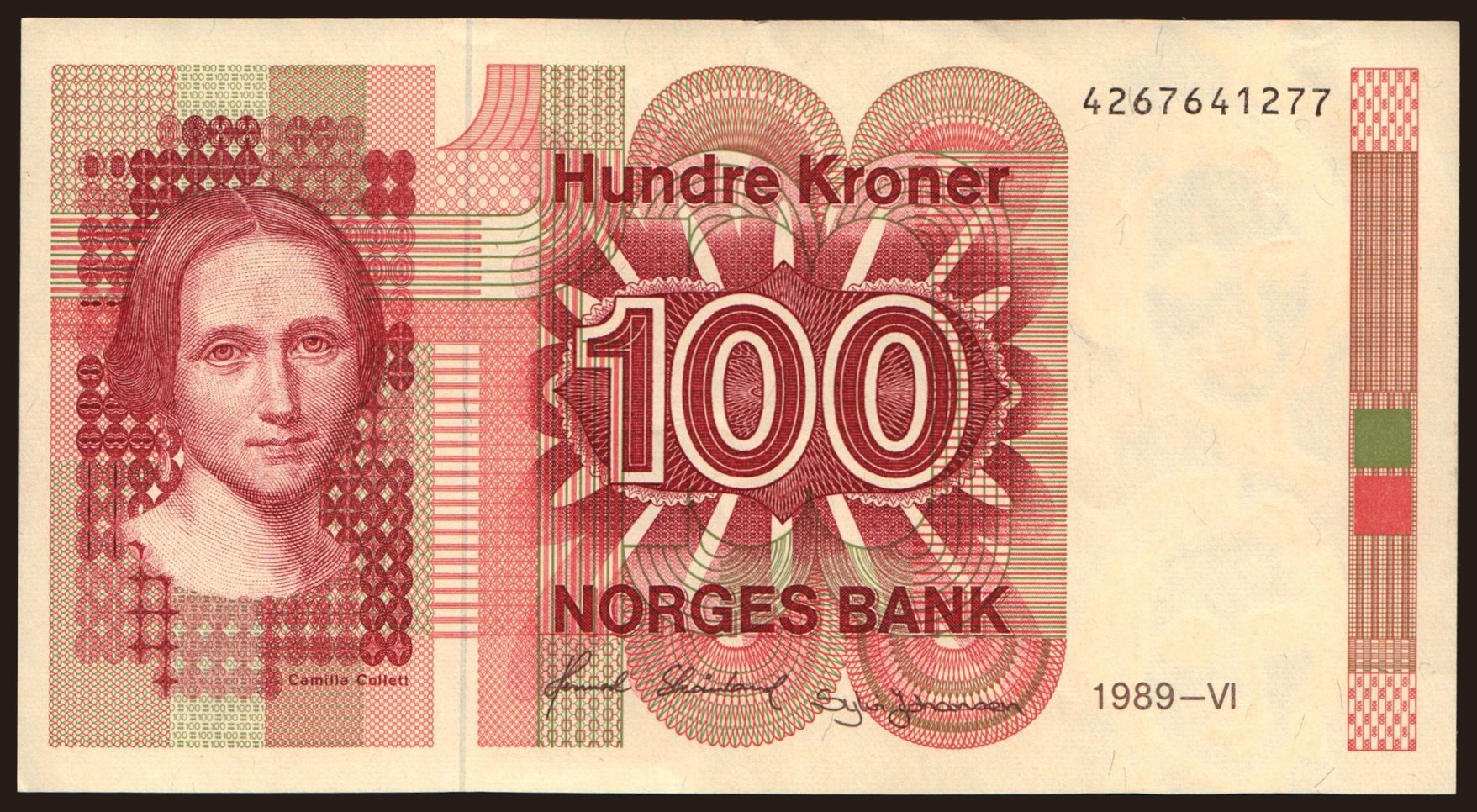 100 kroner, 1989