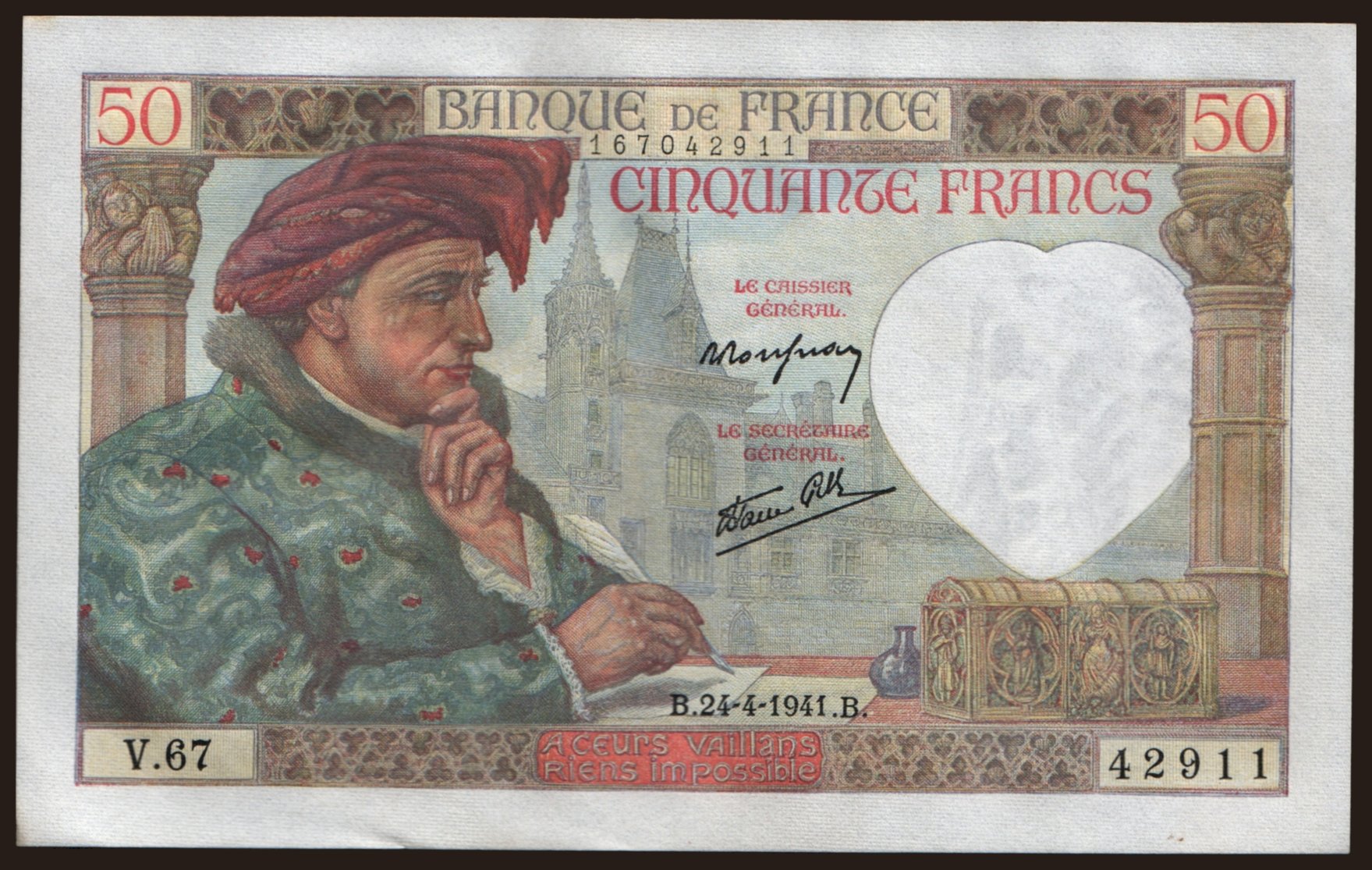 50 francs, 1941