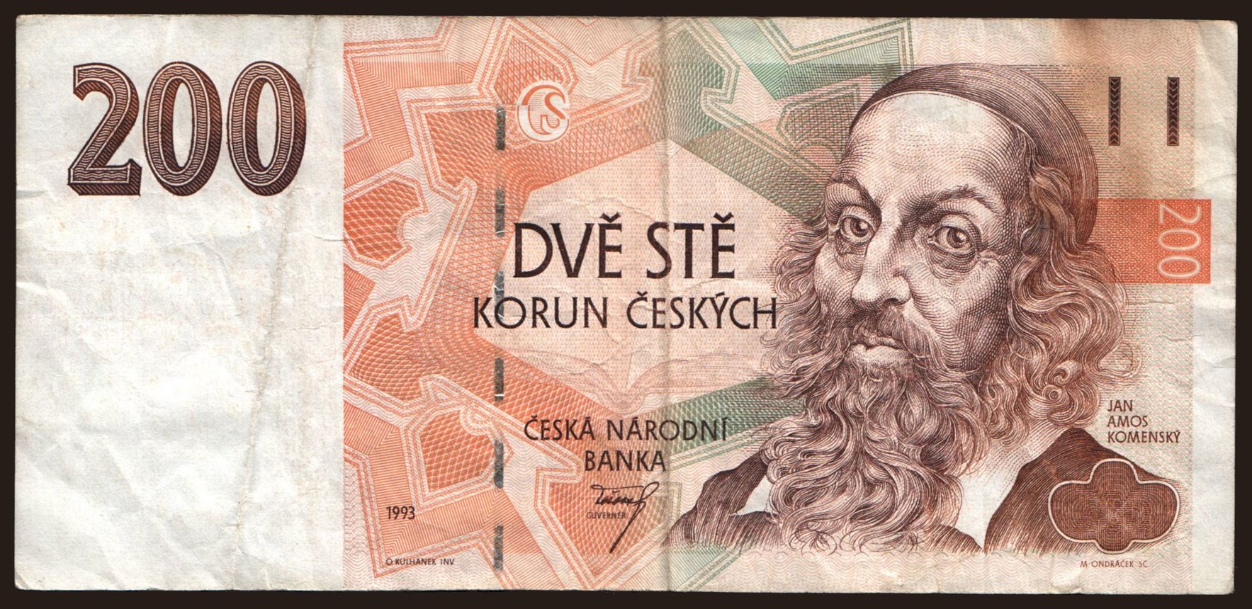 200 korun, 1993