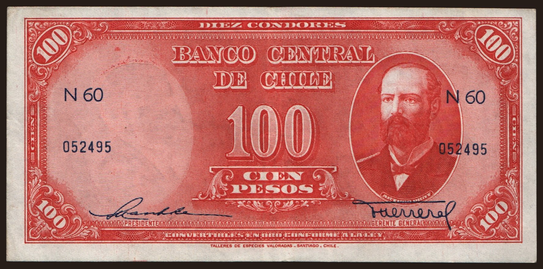100 pesos, 1947