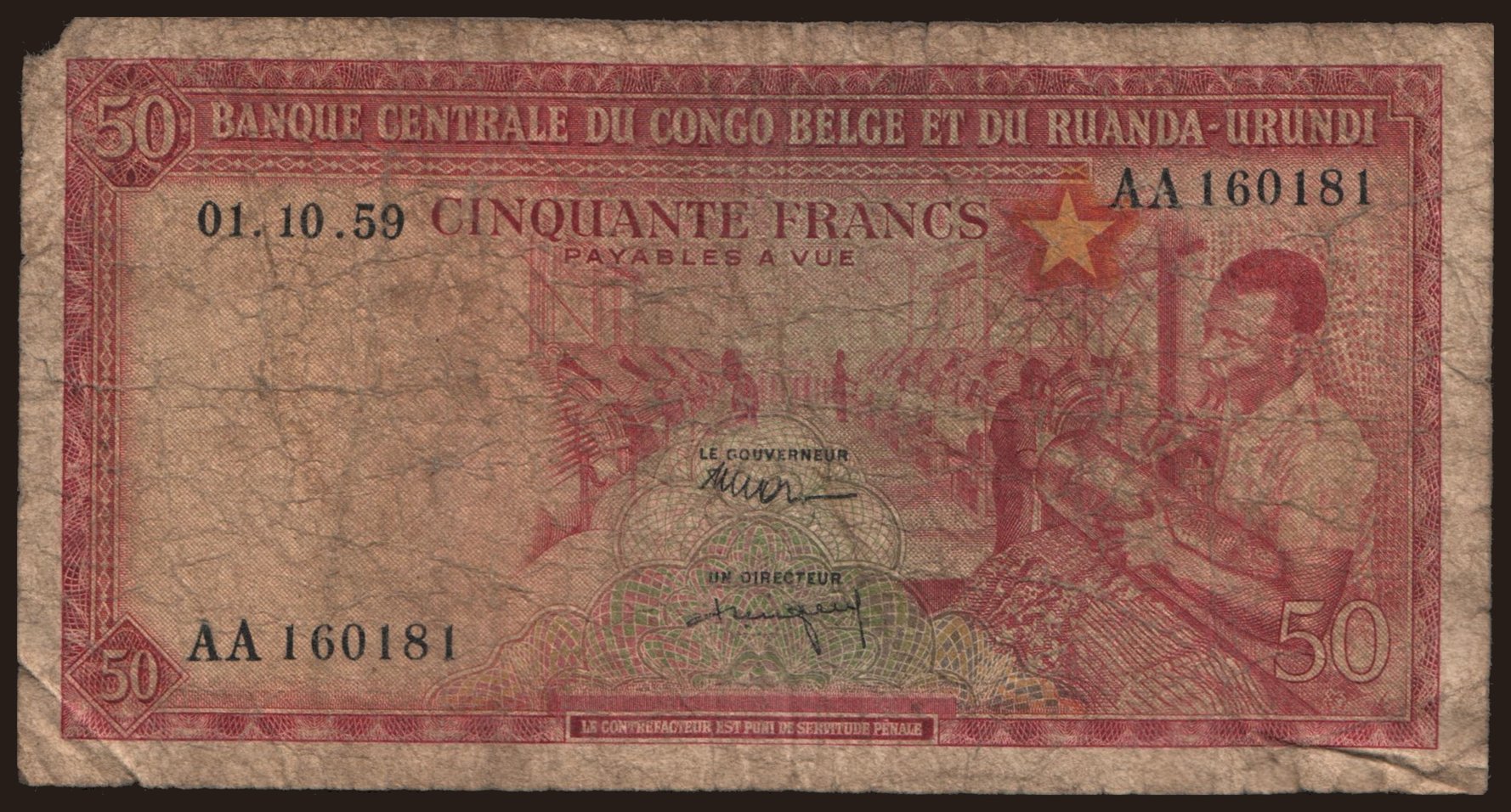 50 francs, 1959