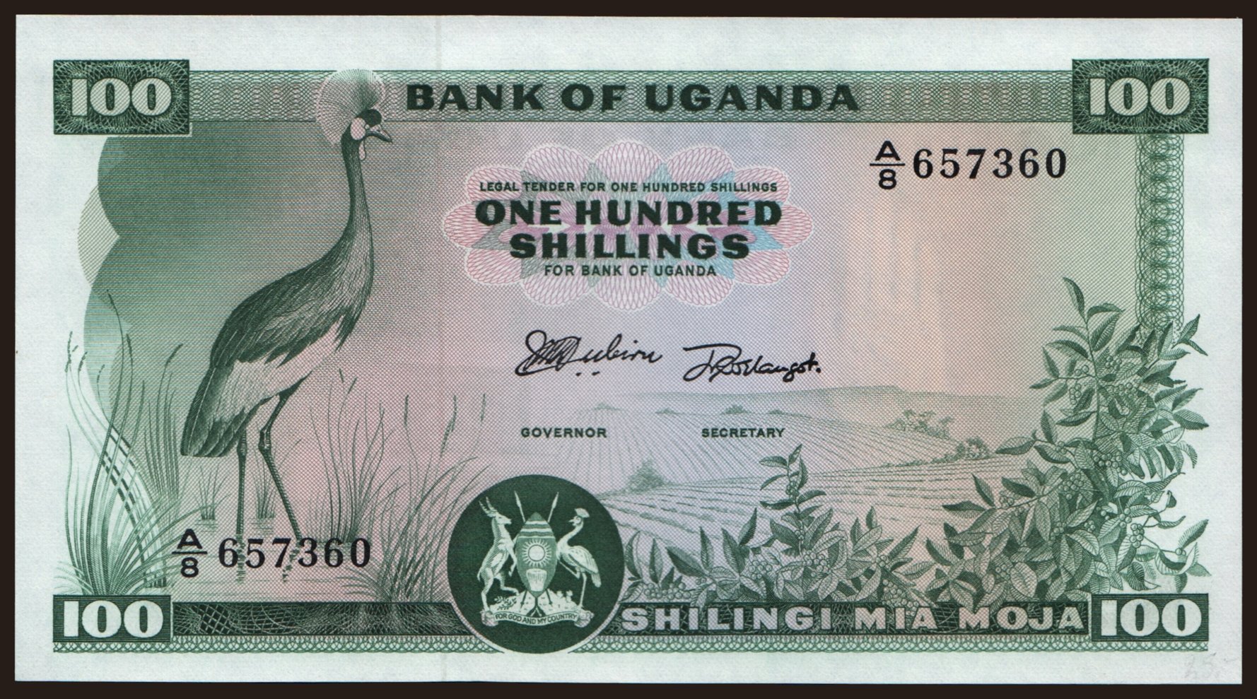 100 shillings, 1966