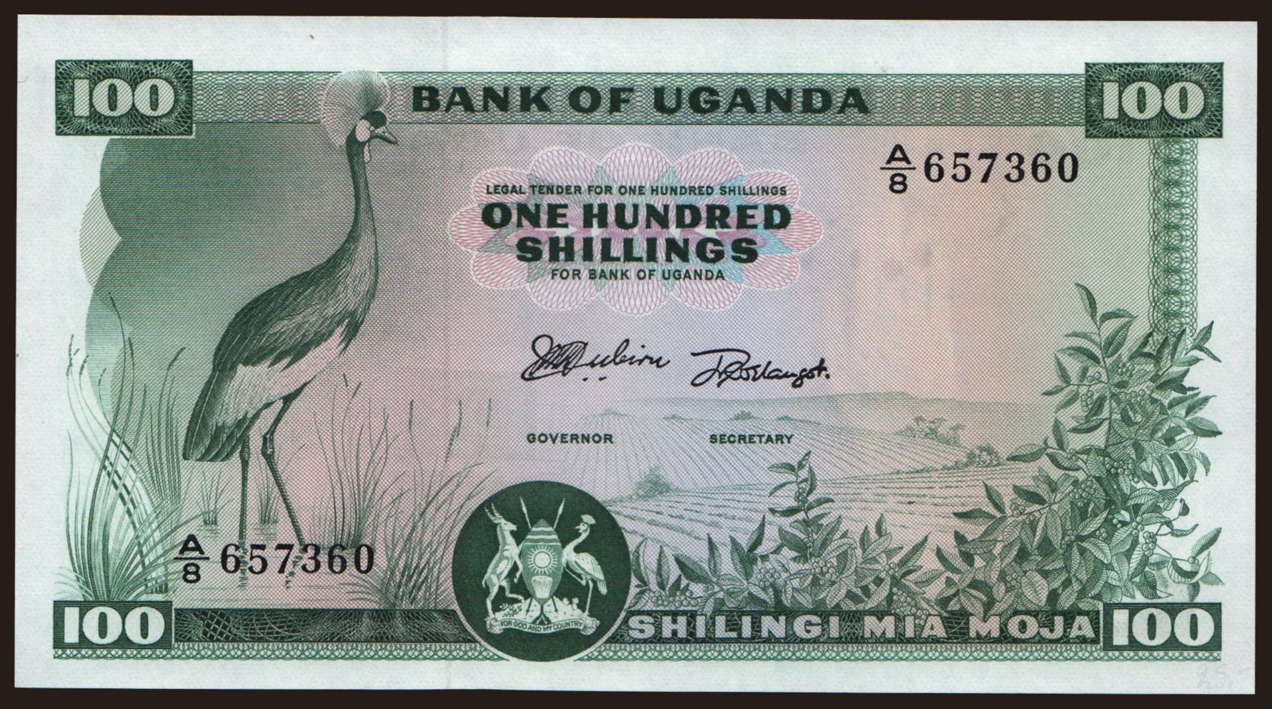 100 shillings, 1966