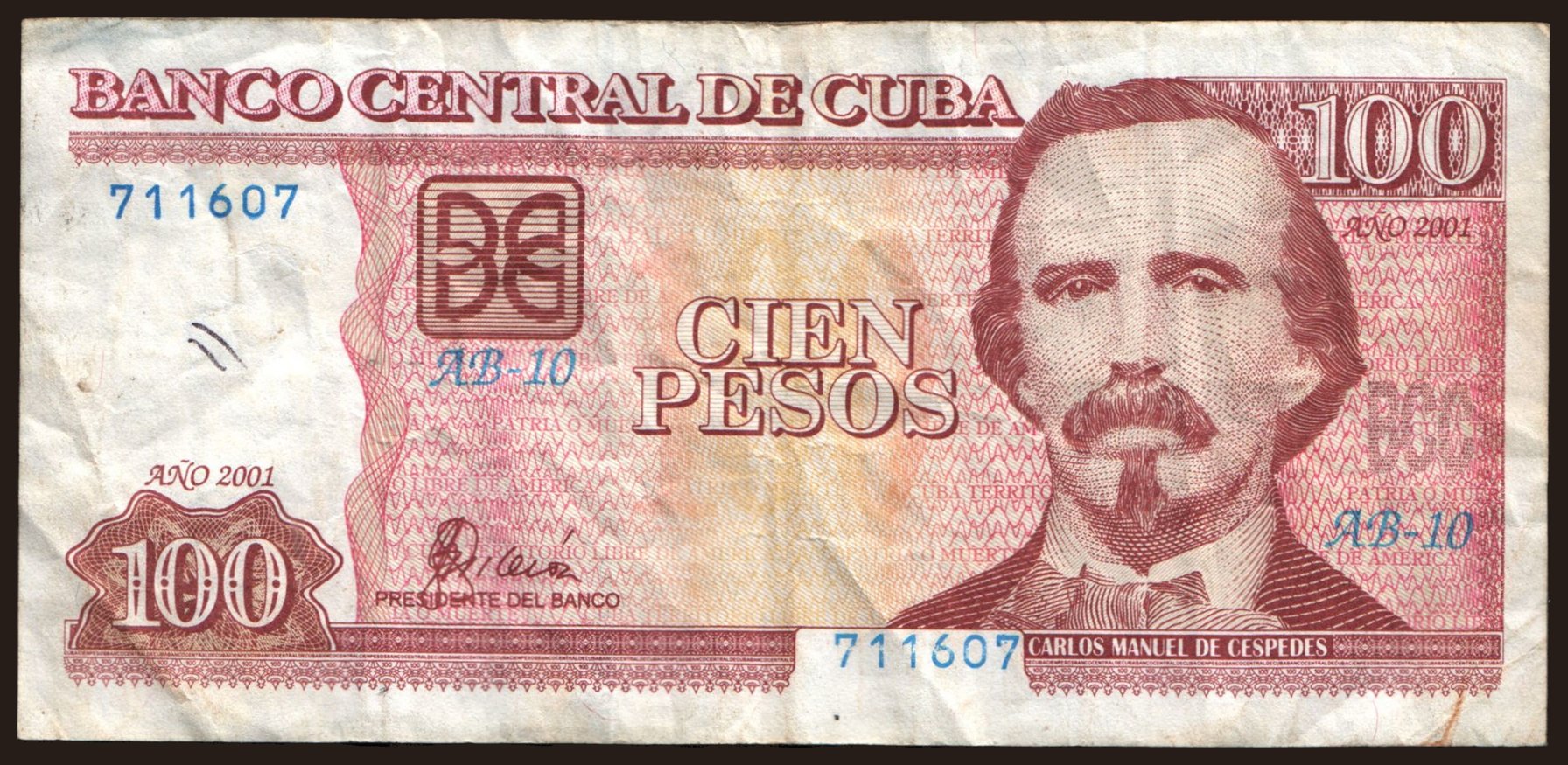 100 pesos, 2001