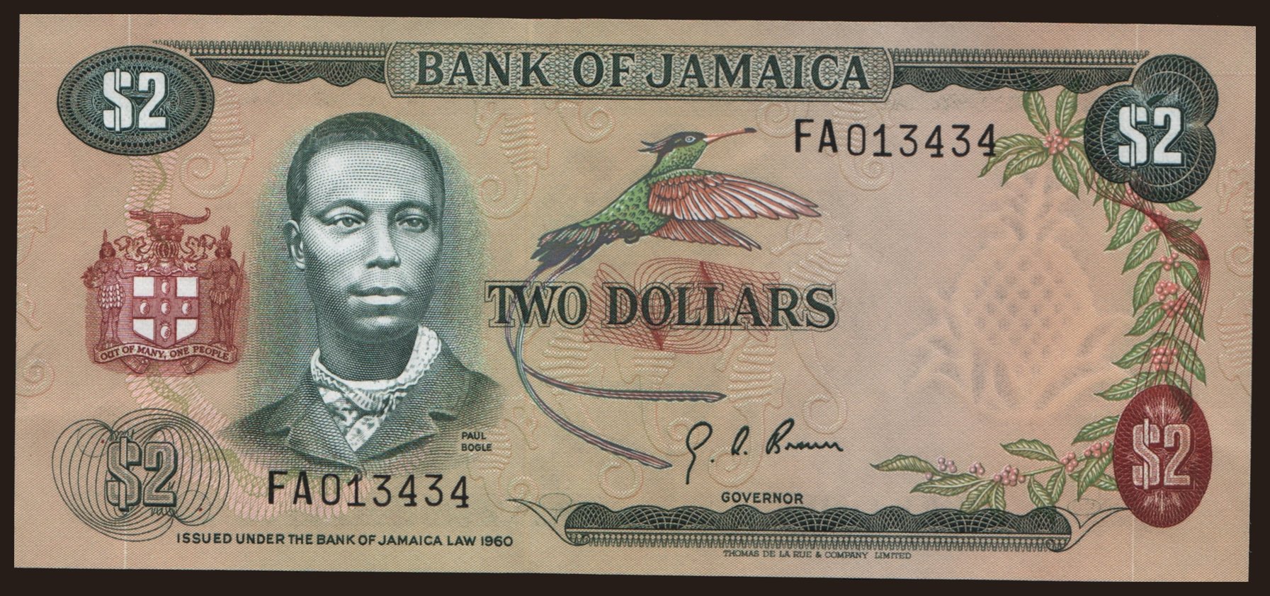 2 dollars, 1970