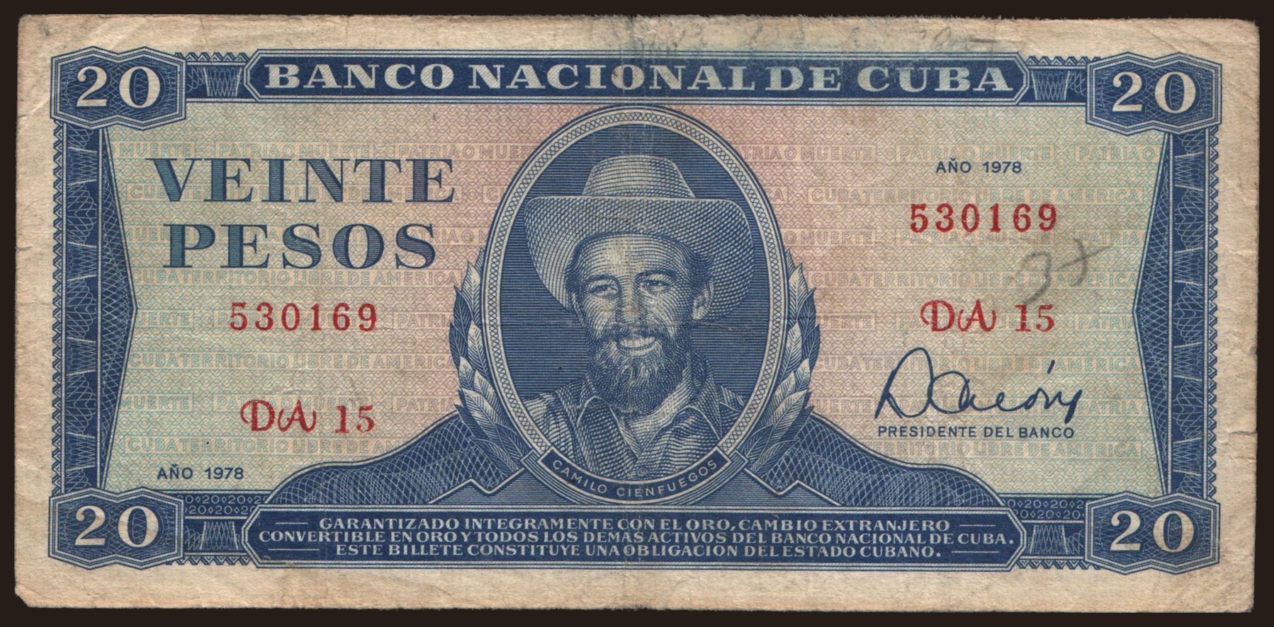 20 pesos, 1978