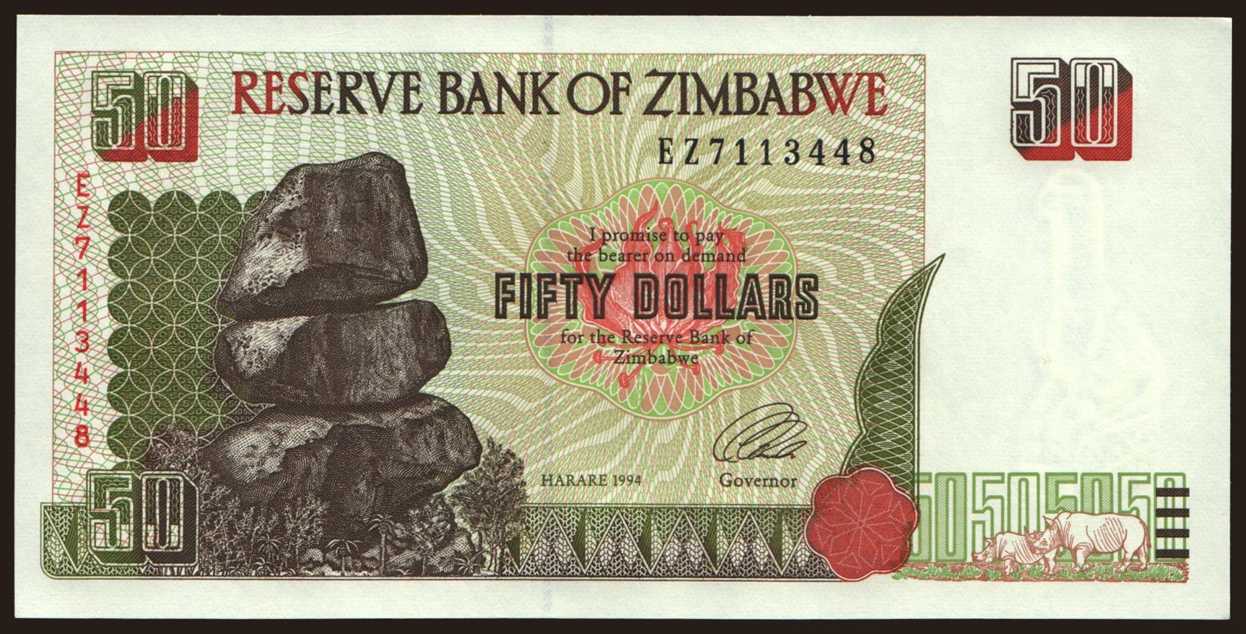 50 dollars, 1994