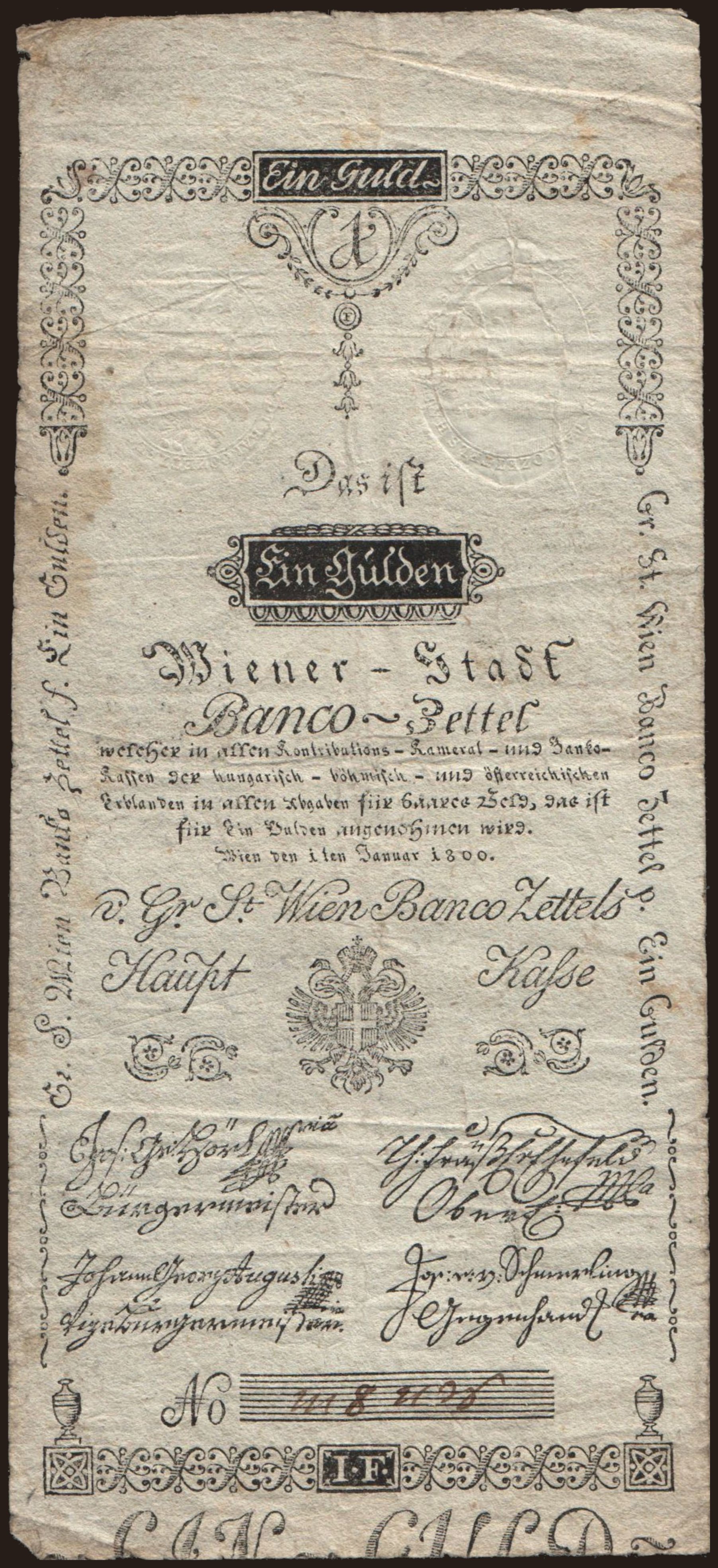 1 Gulden, 1800