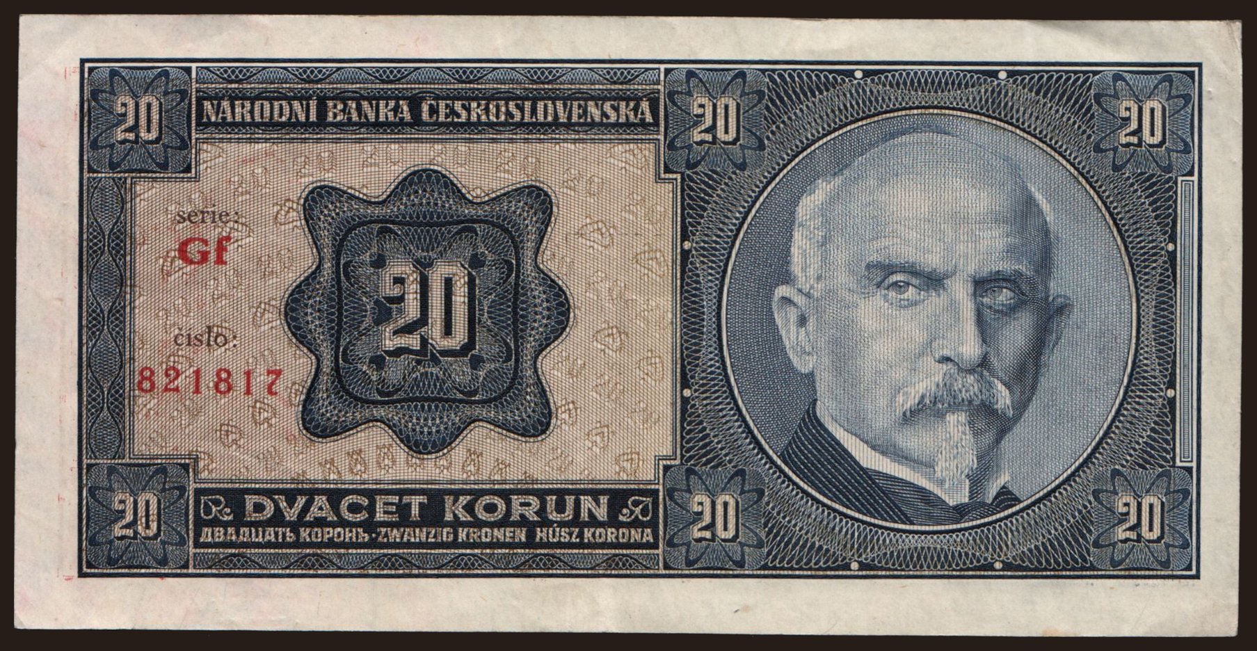 20 korun, 1926