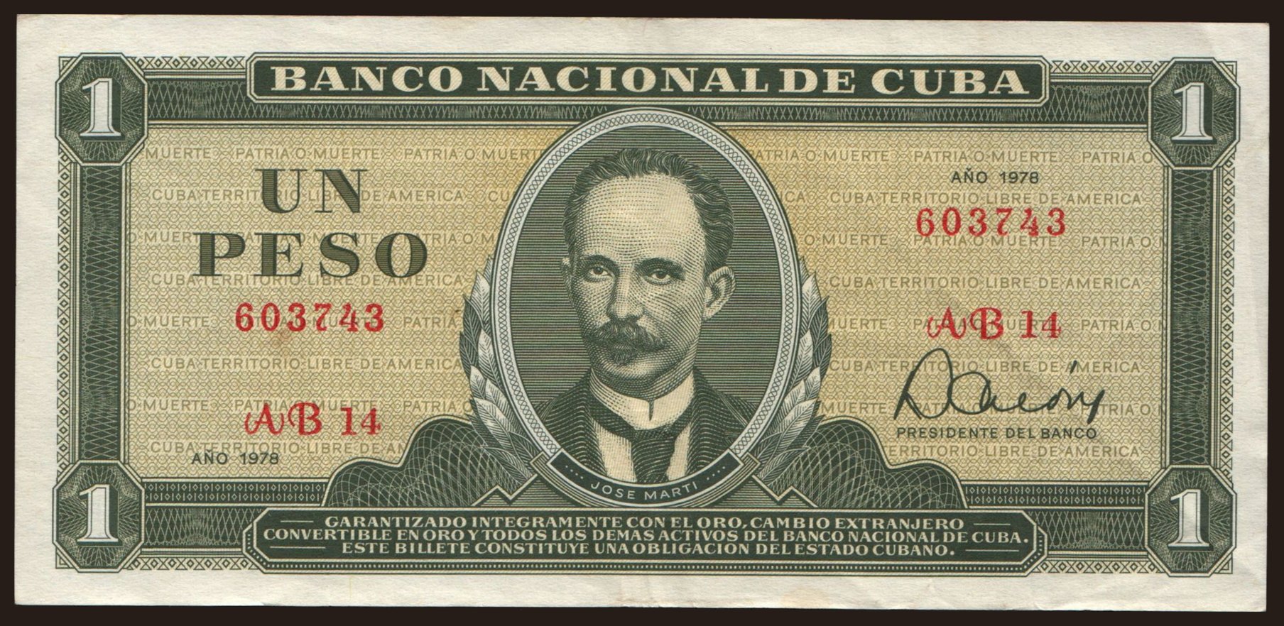 1 peso, 1978