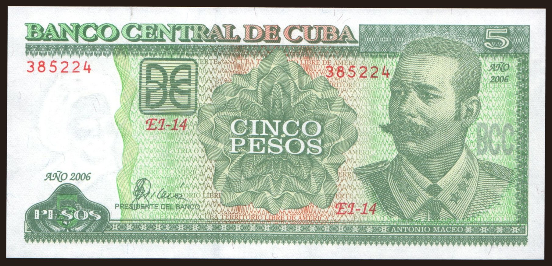 5 pesos, 2006
