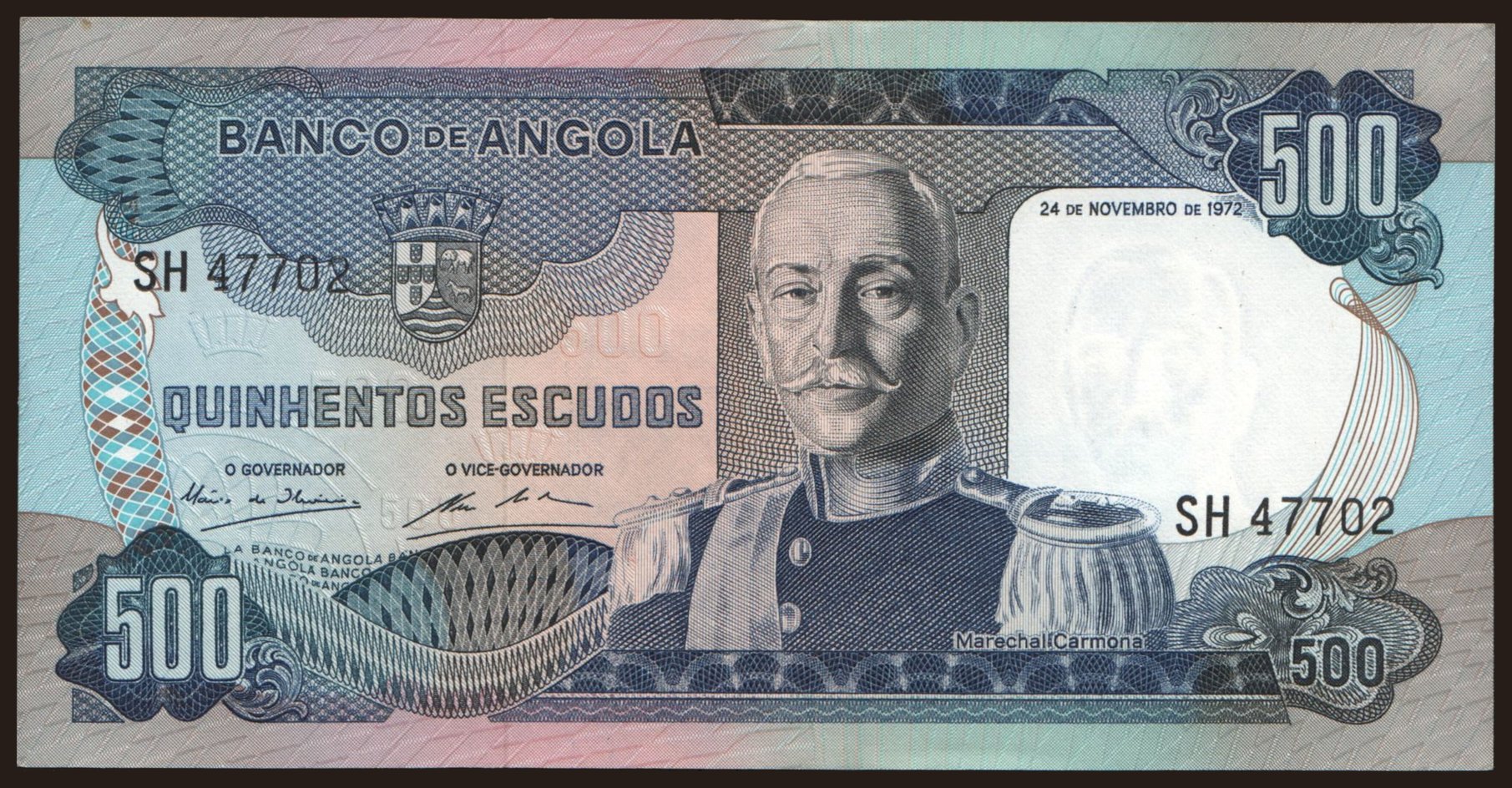 500 escudos, 1972