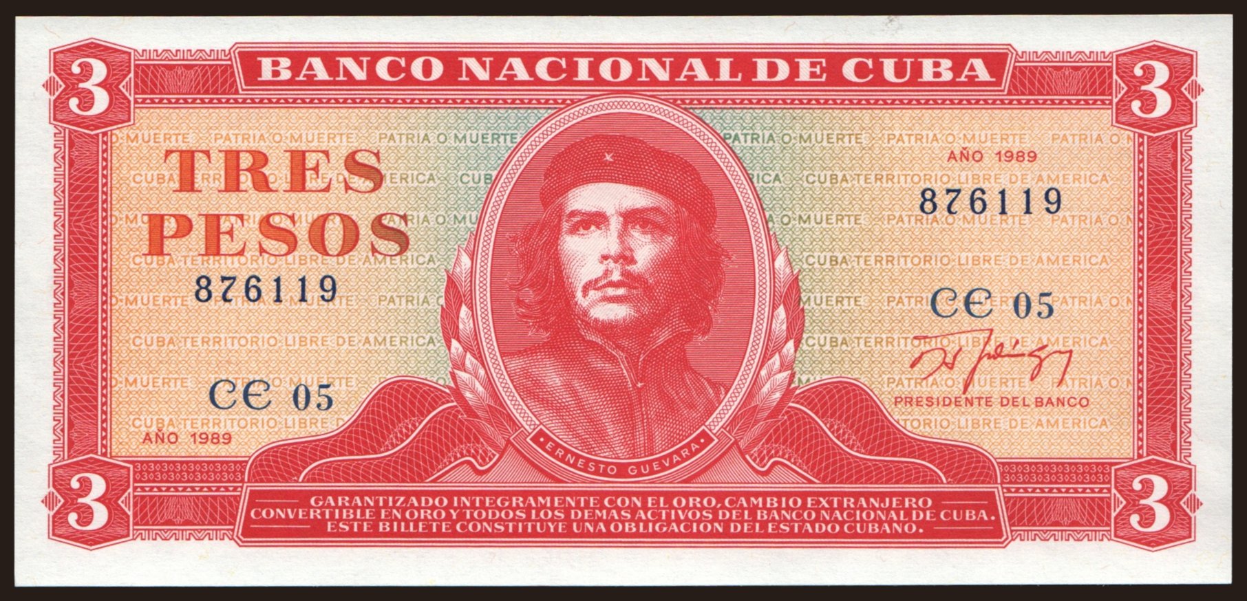 3 pesos, 1989