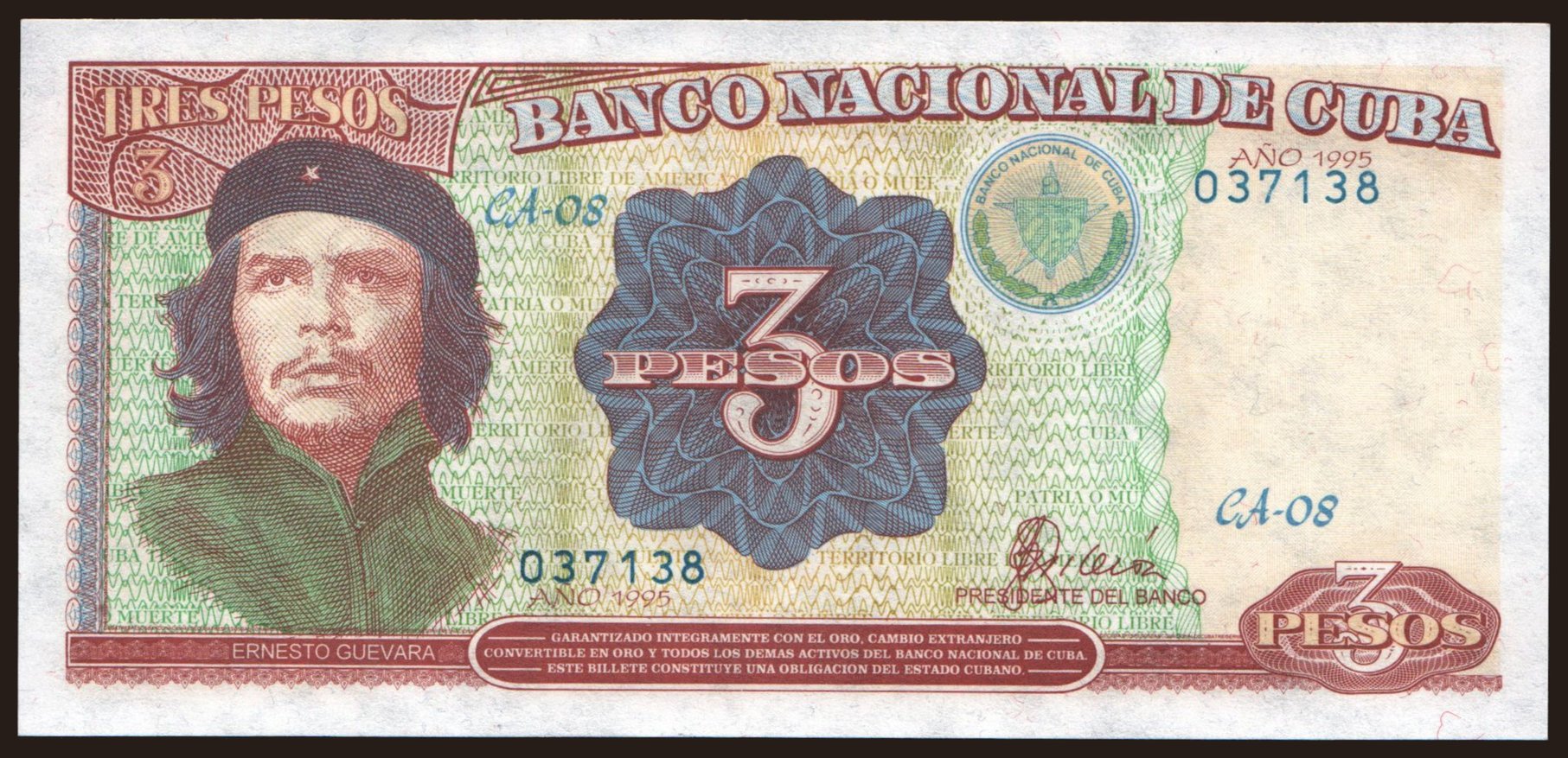 3 pesos, 1995