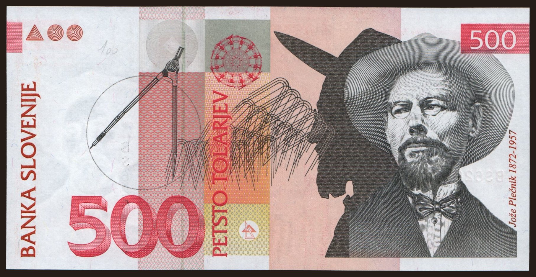 500 tolarjev, 2001