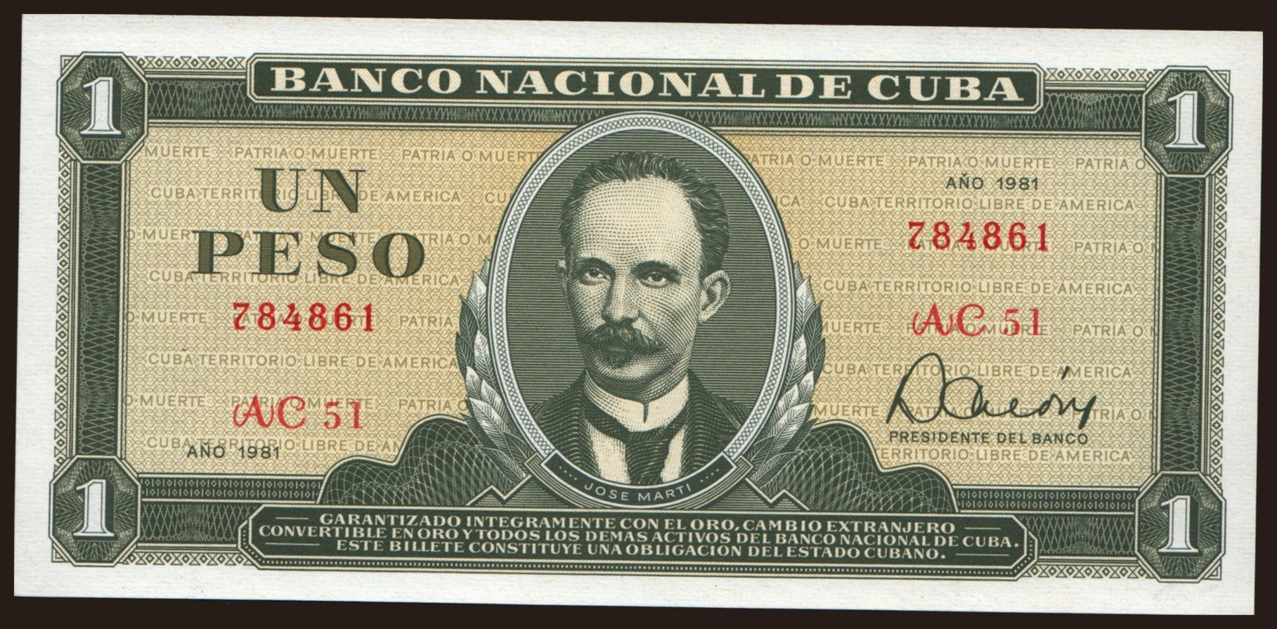 1 peso, 1981