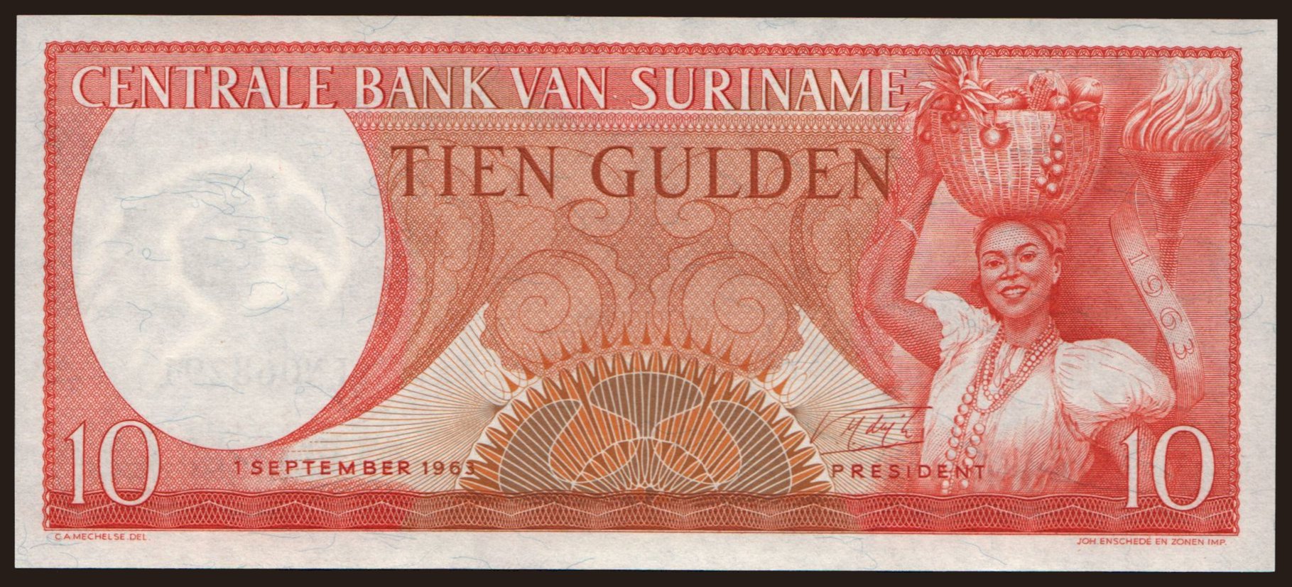 10 gulden, 1963