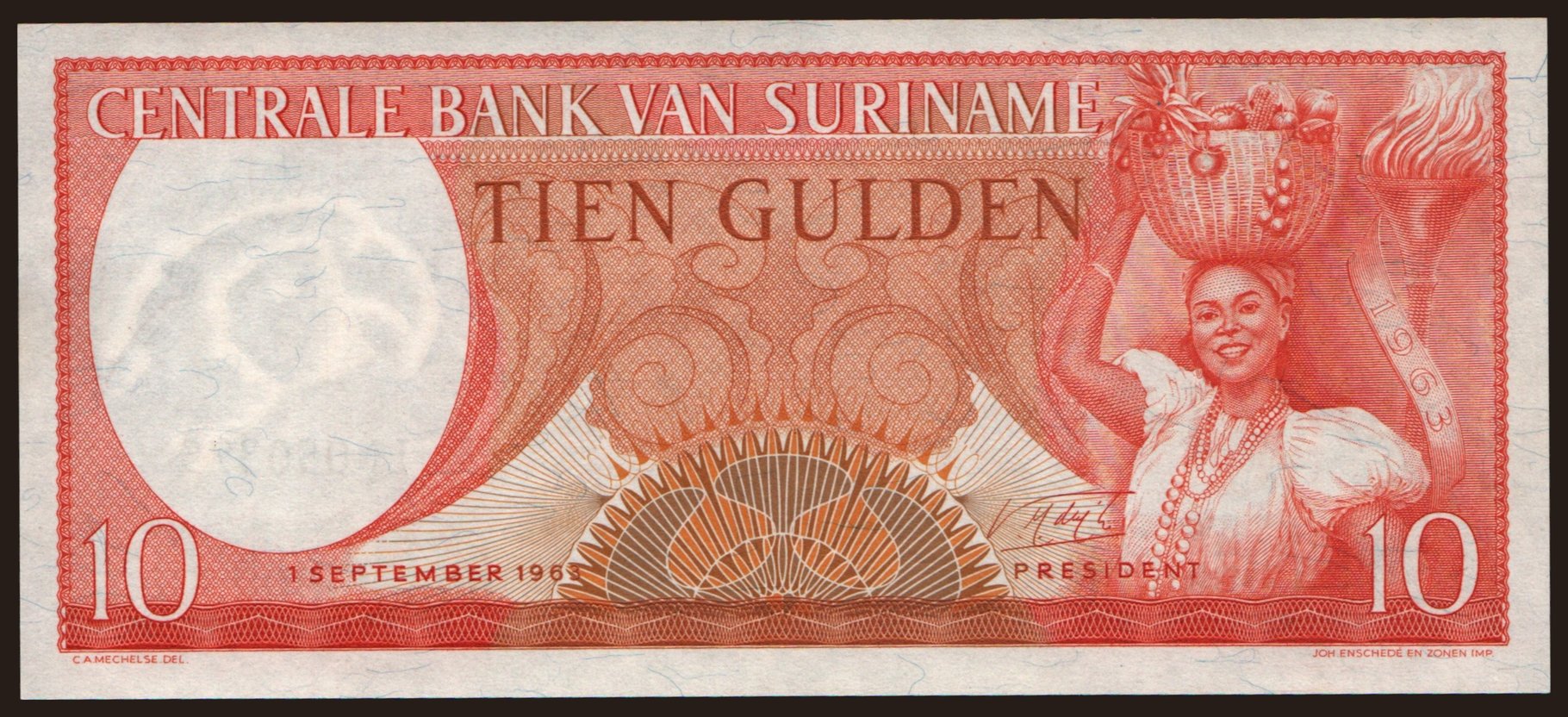 10 gulden, 1963