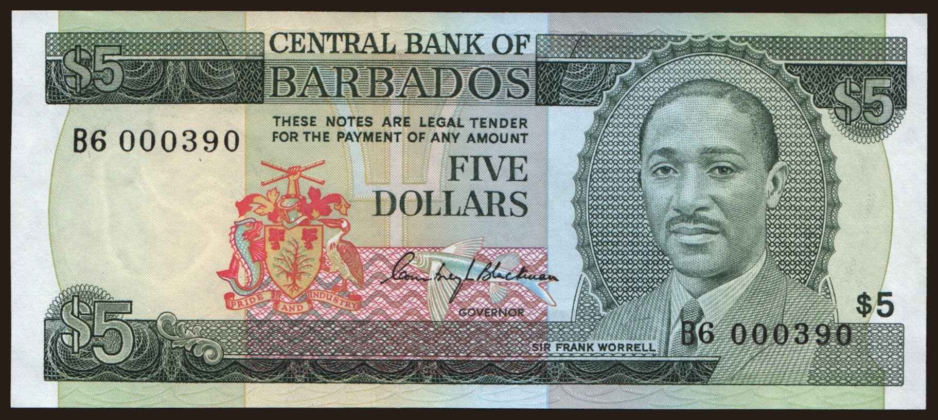 5 dollars, 1973