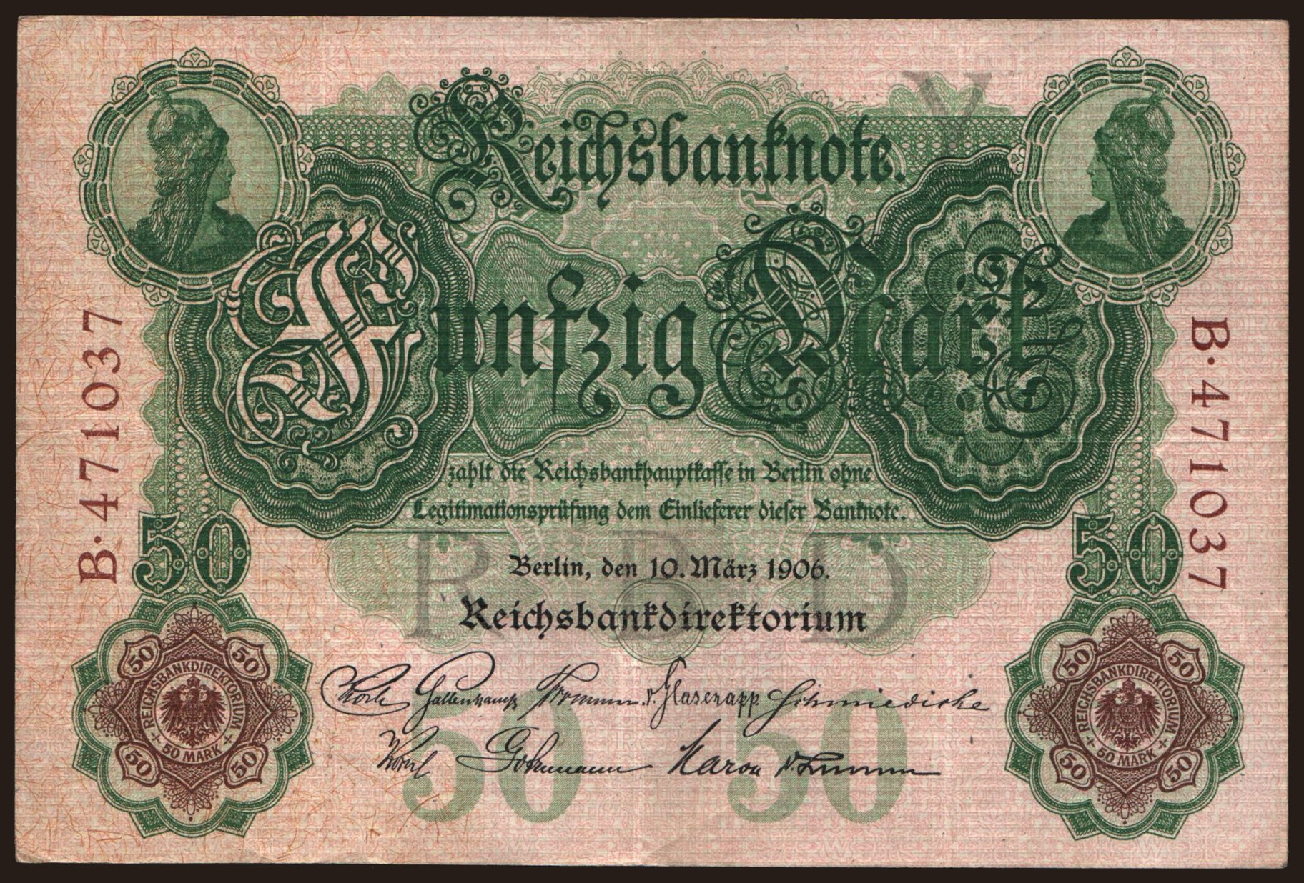 50 Mark, 1906