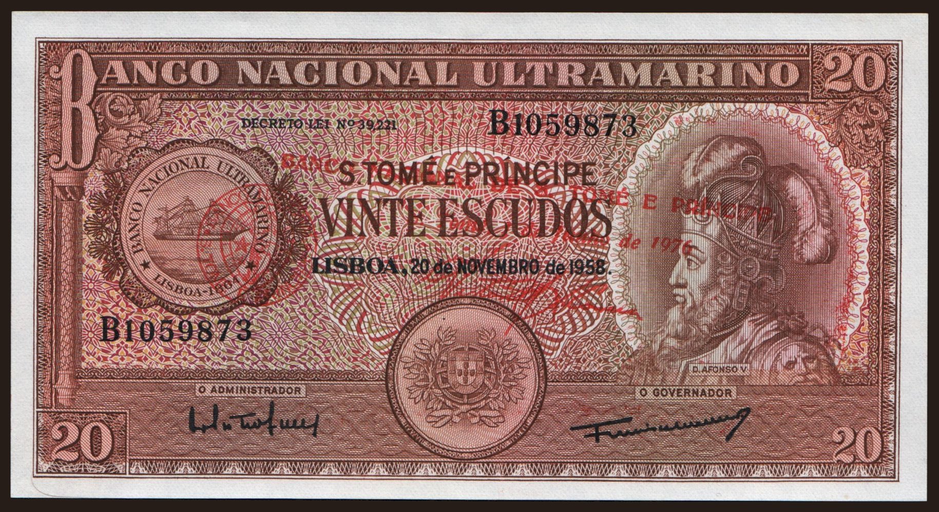 20 escudos, 1976