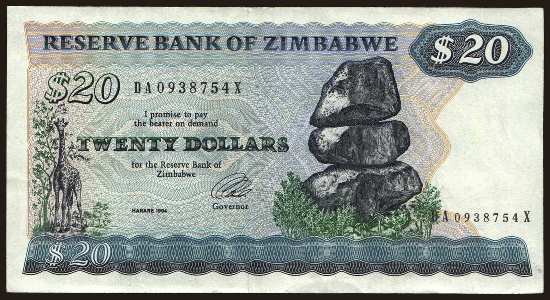 20 dollars, 1994