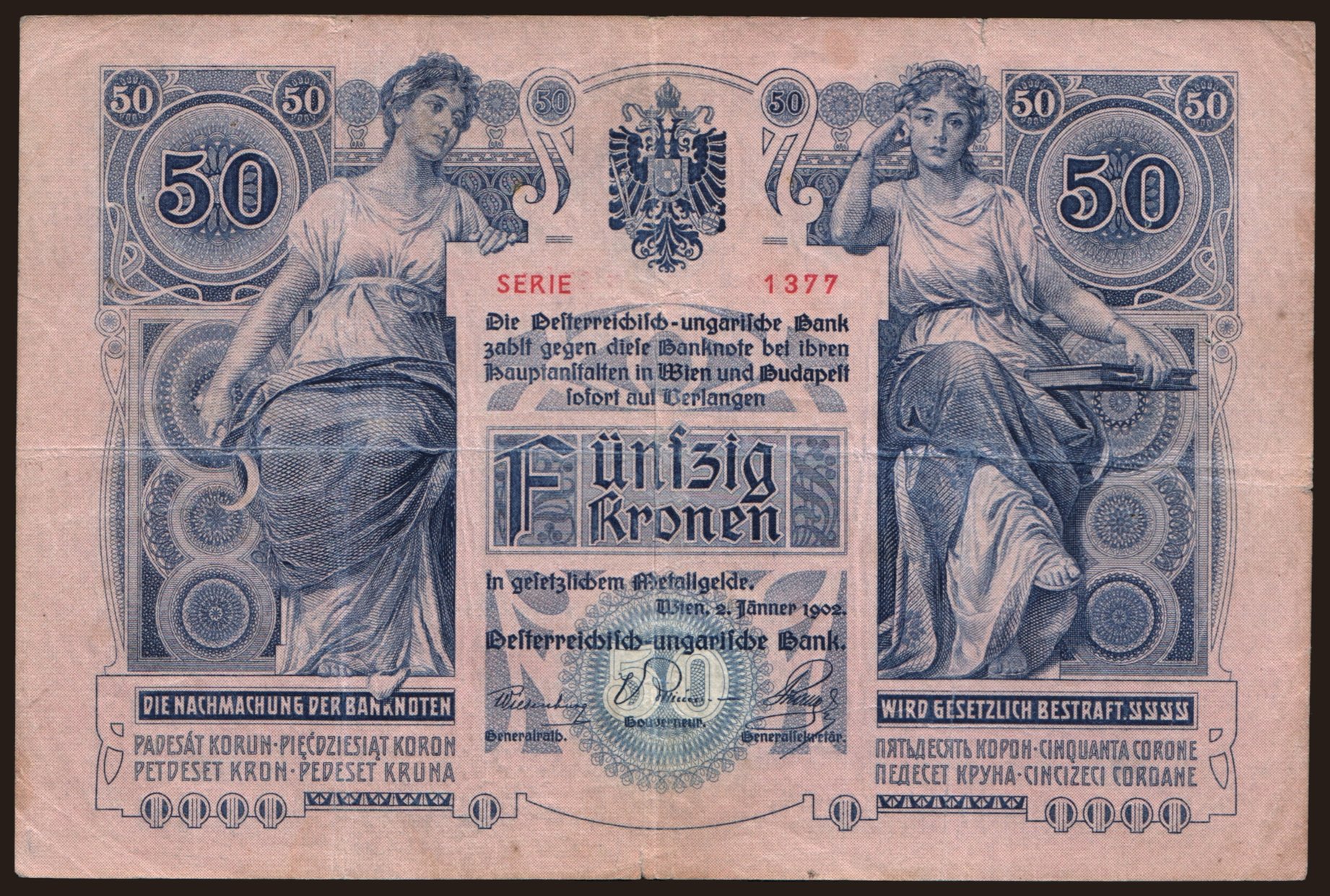 50 Kronen, 1902