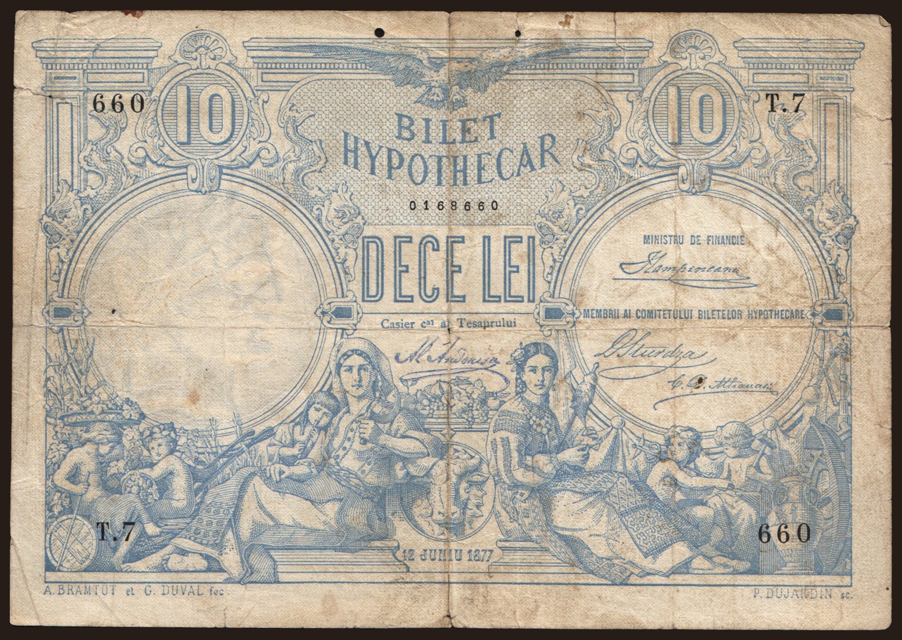 10 lei, 1877