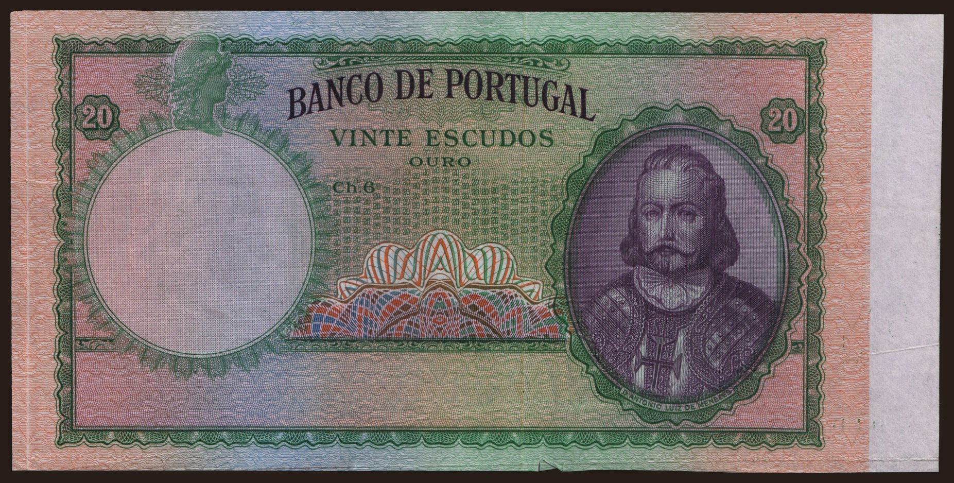 20 escudos, 1941